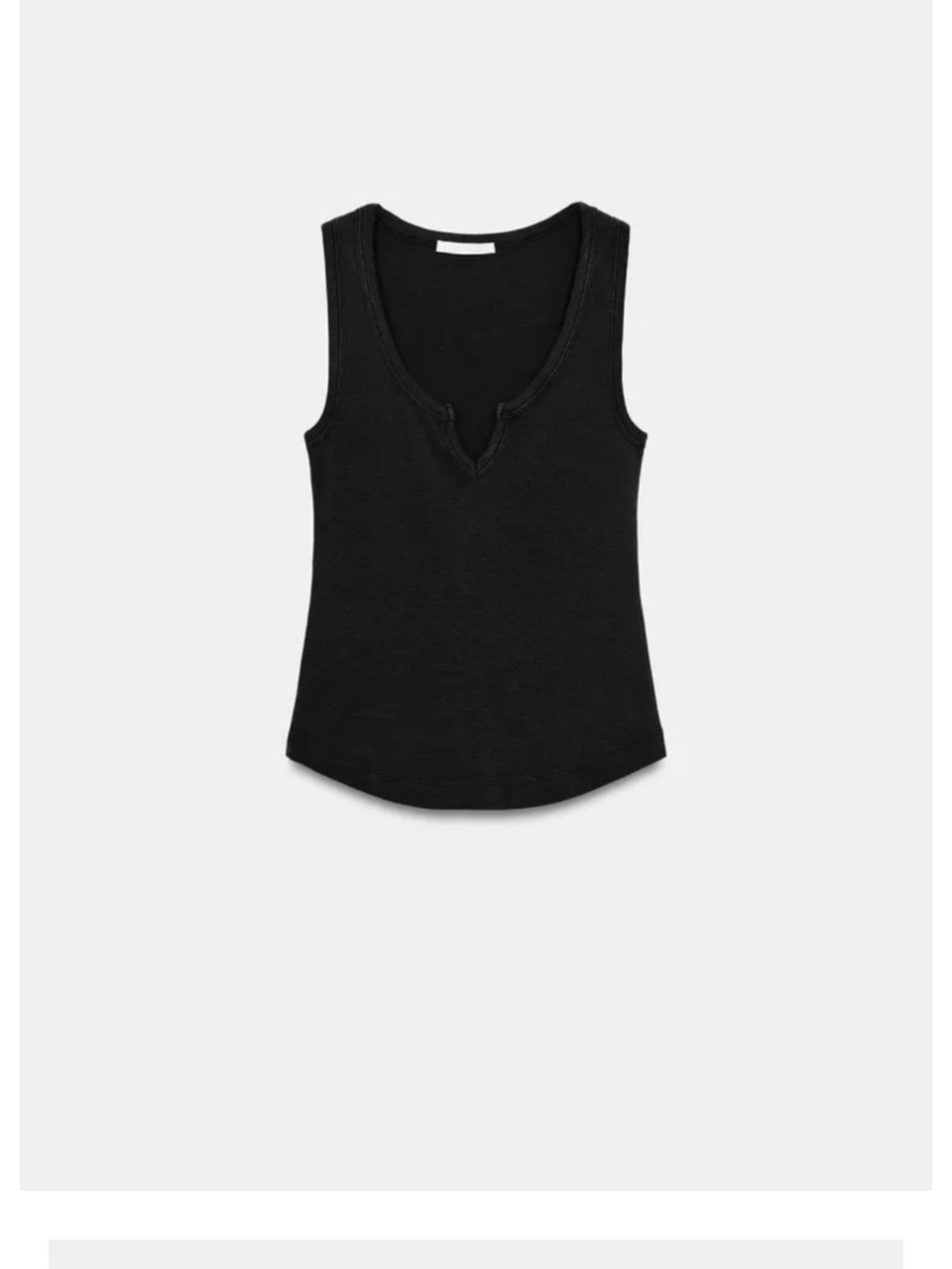 ZARA WASHED EFFECT RUSTIC TANK - Picture 2 of 4